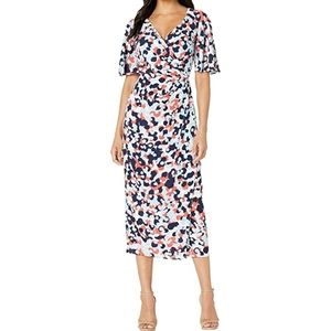 Maggy London Faux Wrap Dress Size 14